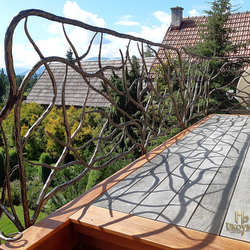 Luxury balcony railing handmade by artistic blacksmiths – exterior railing Luxury balcony railing handmade by artistic blacksmiths – exterior railing