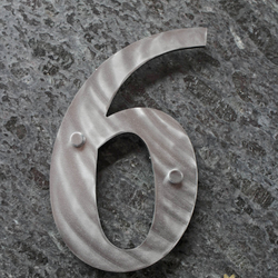 Stainless steel numbers 0 - 9 Stainless steel numbers 0 - 9