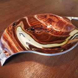 A steel fruit bowl - Luxuriöse handgeschmiedete Schale A steel fruit bowl - Luxuriöse handgeschmiedete Schale