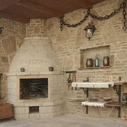 Wrought iron accessories for a summer house Wrought iron accessories for a summer house