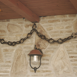A wrought iron chain A wrought iron chain