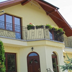 A family house railing A family house railing
