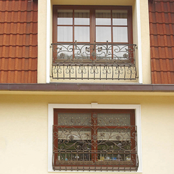 Rustic wrought iron railings Rustic wrought iron railings