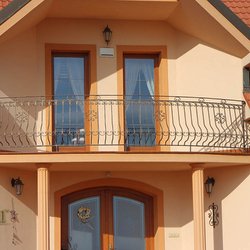 A balcony railing A balcony railing