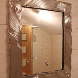 A stainless steel mirror A stainless steel mirror