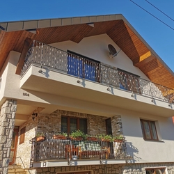 Forged balcony railing model CRAZY - exterior railing Forged balcony railing model CRAZY - exterior railing