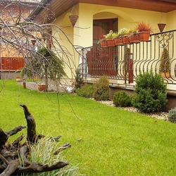 Forged simple family house patio railing – exterior railings Forged simple family house patio railing – exterior railings