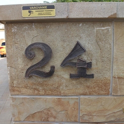 Wrought iron numbers Wrought iron numbers