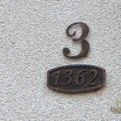 Wrought iron numbers Wrought iron numbers