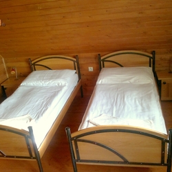 Forged beds with a wooden design - quality furniture Forged beds with a wooden design - quality furniture