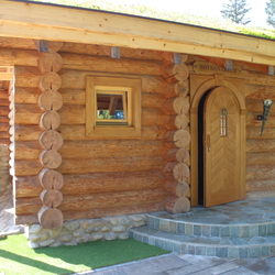 Wall lamp designed and crafted for the wellness area in Spa Aphrodite