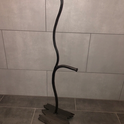 Forged artistic stand, shaped as a tree branch for bathrooms and WC Forged artistic stand, shaped as a tree branch for bathrooms and WC