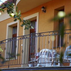 An exterior railing - terrace An exterior railing - terrace