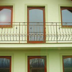 A family house railing A family house railing